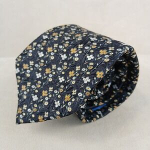 Joseph & Lyman 3.75x61 Mens Tie Silk Jacquard‎ Floral Black